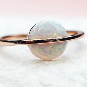 Pura Vida Opal Saturn Ring